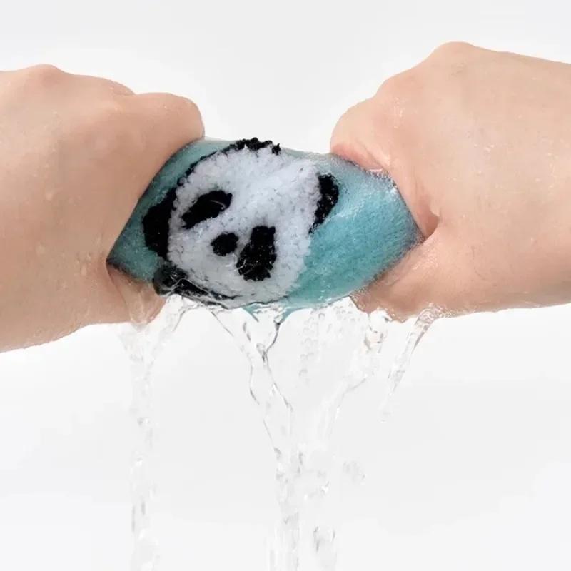 Cartoon Panda Baby Towel Cotton Face Hand Towel for Children Adult Soft Absorbent Kids Shower Washcloth Bath Towel 50x25cm