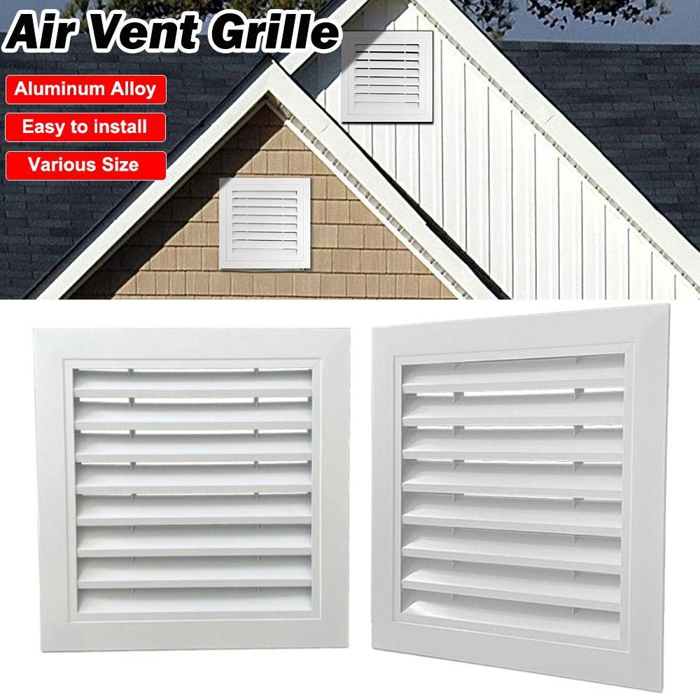 White Gable Vent Aluminum Alloy Return Air Grill New Gable Wall Shed Vent Ceiling