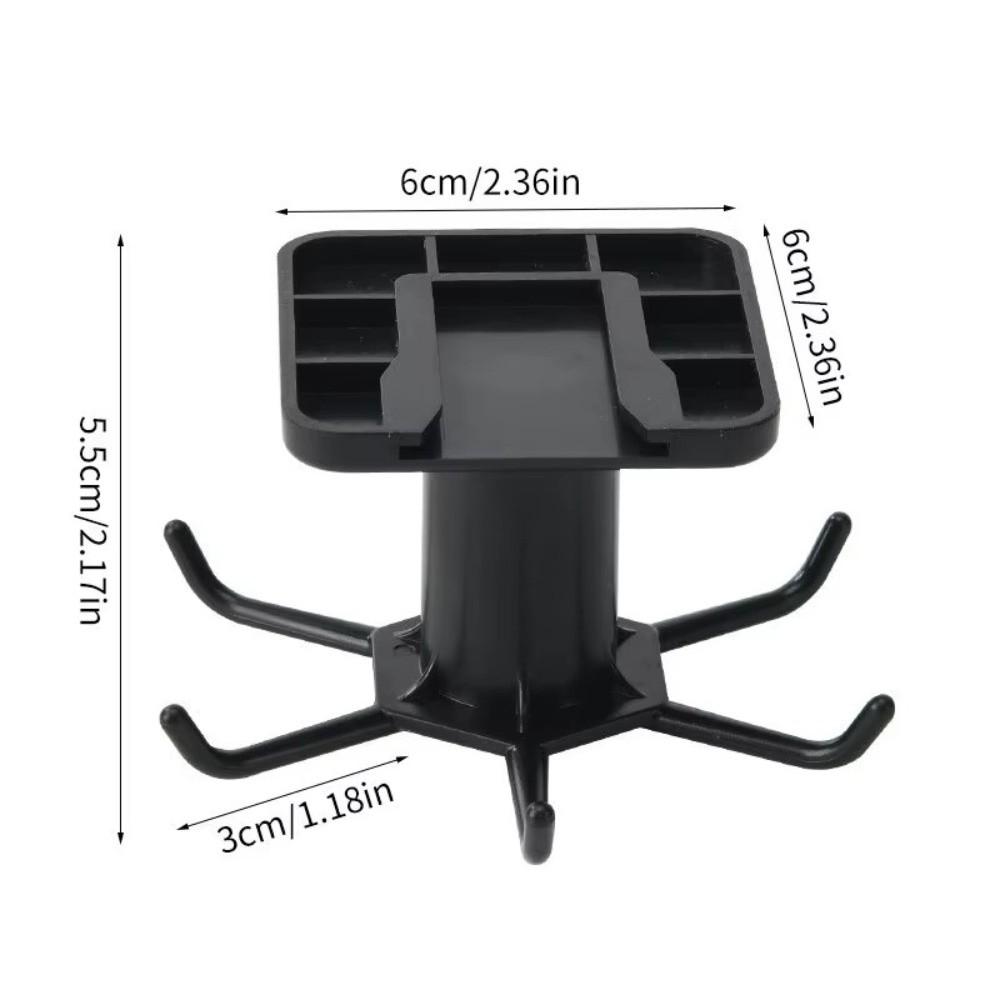 6-Claw Wall-Mounted Hooks No Punching Multifunctional Shelves Adhesive Hooks  Utensils Storage