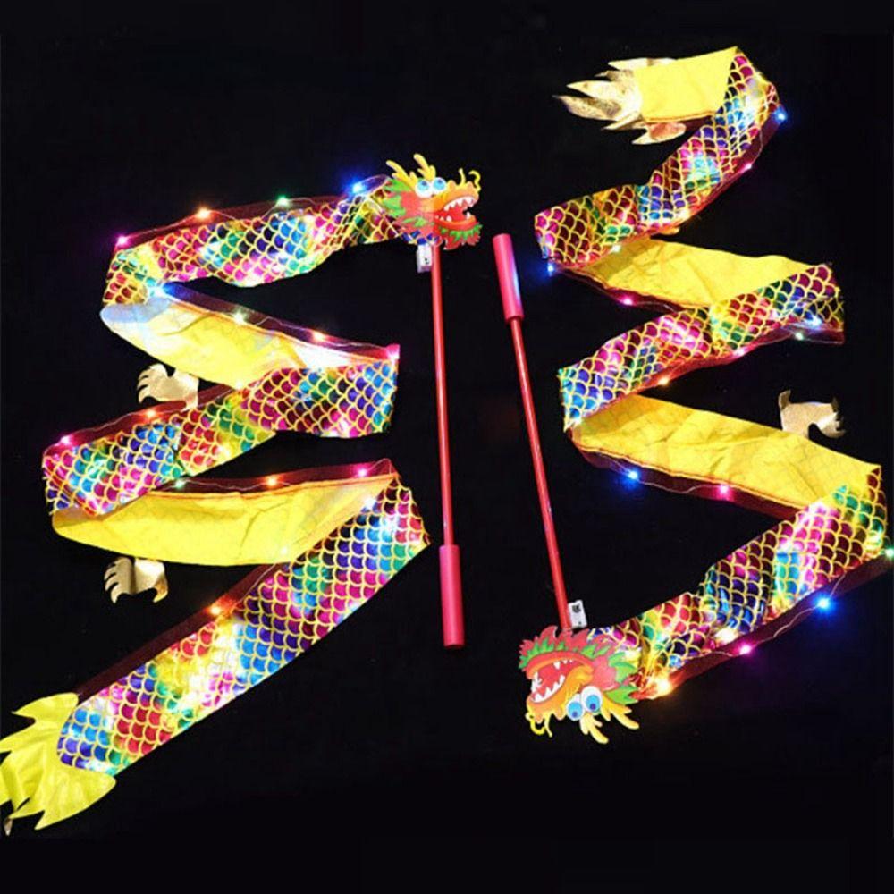1/2 метра Лента для фонаря танца дракона в спортзале, несколько стилей, ритмическая художественная гимнастика, балет