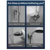 Universal Shower Head Holder Bracket Self-Adhesive Wall Mount Adjustable Stand