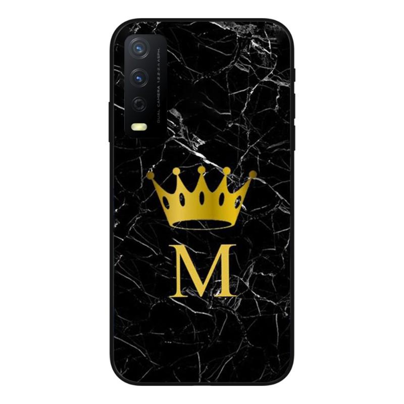 Чехол для телефона Cool Letter Marble Crown для VIVO Y95 Y93 Y31 Y20 V19 V17 V15 Pro X60 NEX, мягкий черный чехол для телефона