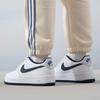 Nike Детские кроссовки Air Force 1 GS White Midnight Navy Football-серые FV5948-104