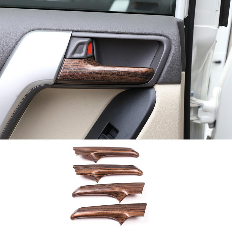 Car Upgrade For Toyota Land Cruiser Prado 150 FJ150 2010-2018 ABS Inner Door Handle Cover Trim Sticker Interior