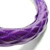 Azur Steering Wheel Cover for Large Big Thumb Enamel 2HL (H2.1-H12.1), Purple, (Outer Diameter Approx. 47-48cm), XS54F24A-2HL-007