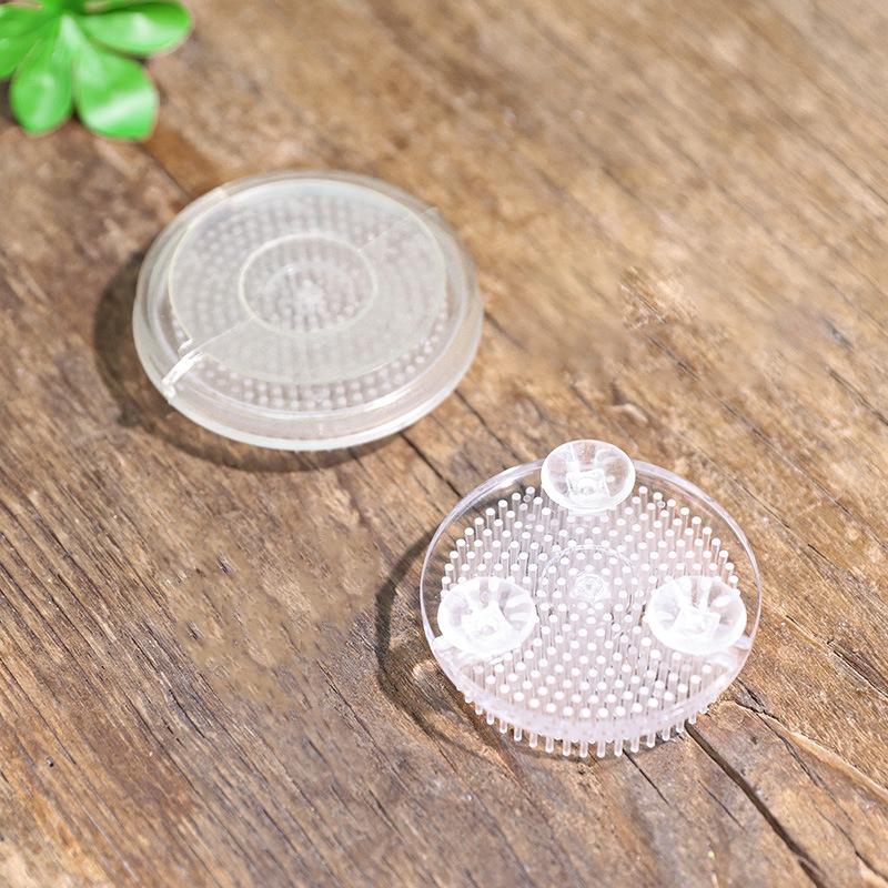 Круглая икебана кэндзан цветок лягушка присоска пластиковый инструмент для аранжировки цветов художественный фиксированный резиновый держатель цветочный декор горшок ваза