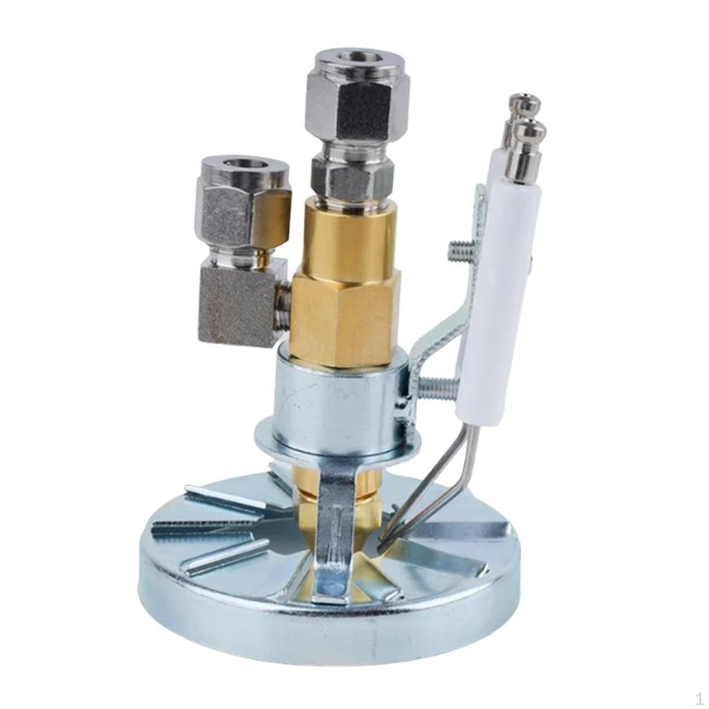 Форсунка для сжигания отработанного масла Распыление воздухом Металл Тяжелые аксессуары Полный конус