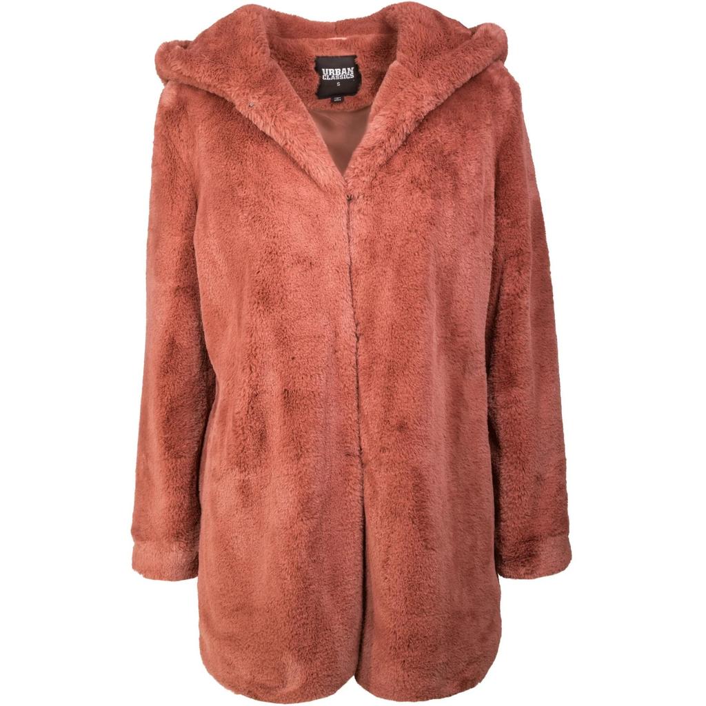 Urban Classics Womens/Ladies Teddy Fleece Hooded Coat