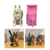 3D Silicone Mold Silicone Casting Mould Collie Shape Silicone Craft Molds for Making Concrete Resin Flower S