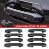 4Pcs Car Door Handle Trim External Protective Stickers Carbon Fiber Accessories For Chery Jetour Traveller T2 2023 2024