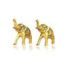 Set of 2 Trunk Up Elephant Decorative Items for Home, Show Pieces for Home Decor,Elephant Decorative Items for Living Room,Showpiece
