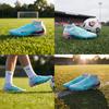 Nike United Phantom 6 High Elite Pistachio Frost/Hyper Orange Унисекс Бутсы Синие IB2468-300