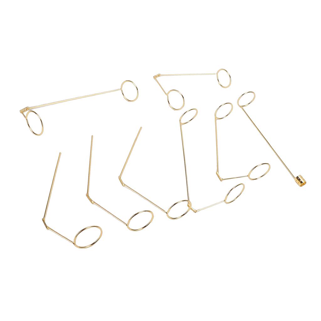 Fruit Display Holder Metal Floating Circle Fruit Rack Art Sculpture for Kitchen Dining Table Decoration Golden