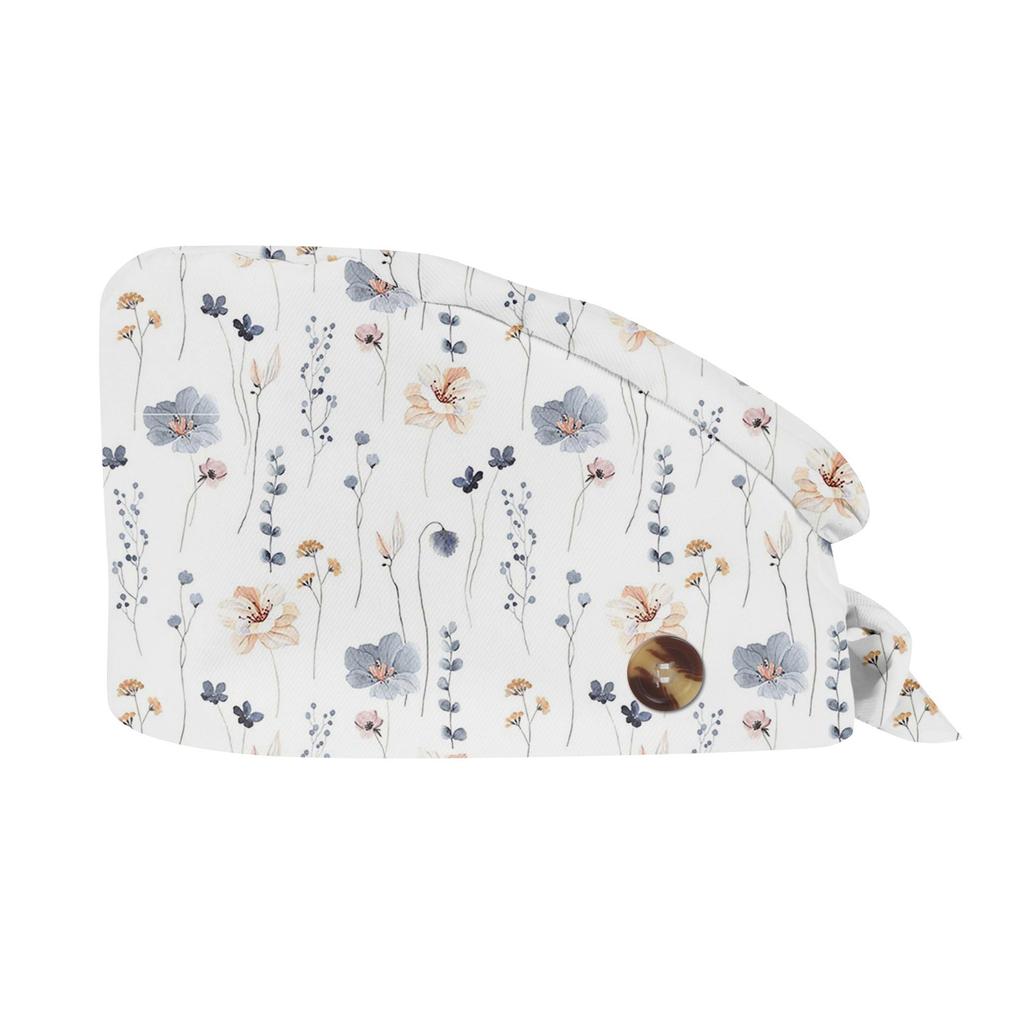 Модная рабочая шляпа с цветочным принтом, повседневная, стираемая, кепка-мешок