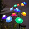 Solar Jellyfish Lamp Outdoor Waterproof Garden Landscape Atmosphere Lamp Home Garden Balcony Decorative Mushroom Lawn Lamp
