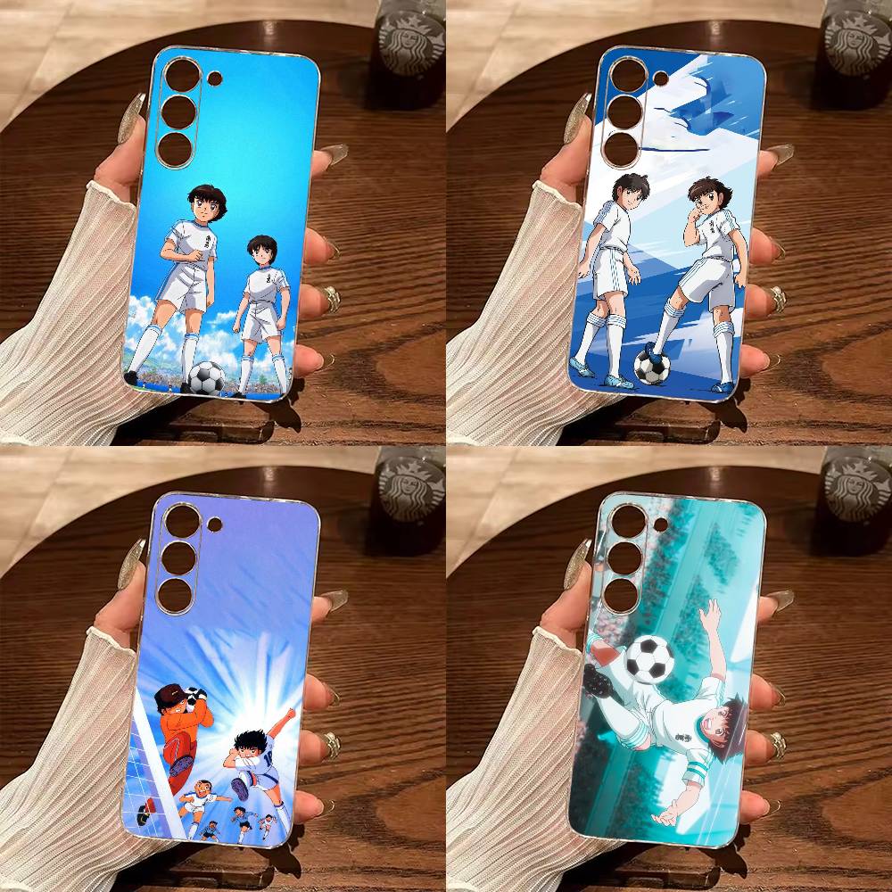 Cool Anime C-Captain T-Tsubasa Phone Case For Samsung GalaxyA13,21s,22,31,32,52,53,71,72,73 Transparent Cover