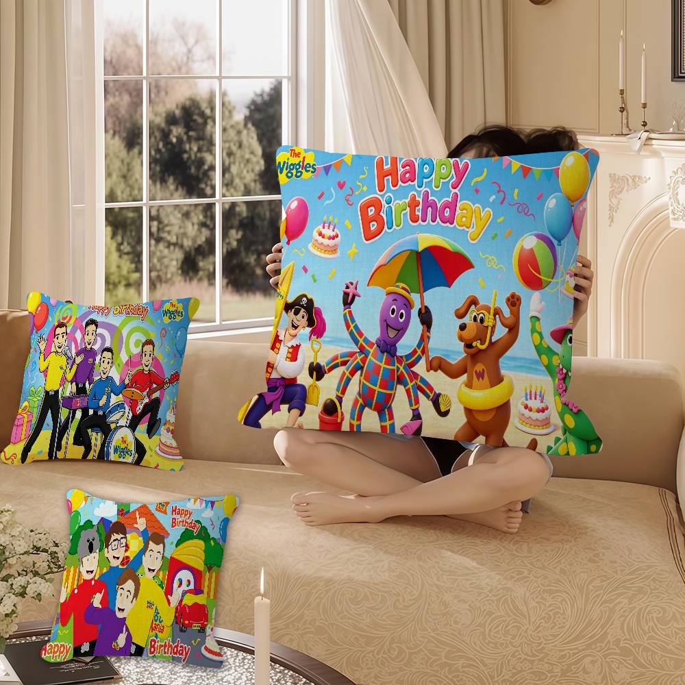 Индивидуальная наволочка на подушку с тематикой The Wiggles, чехол на диванную подушку, украшение для комнаты, детский подарок