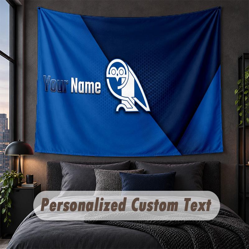 Custom Name Text Tapestry,Sheffield Wednesday FC Decorative Wall Hanging, Background Tapestry For Home Bedroom
