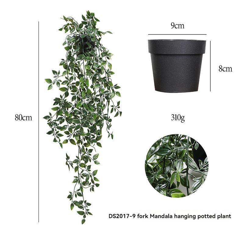 Искусственные висячие растения, 1 упаковка, искусственные горшечные растения для стены, дома, комнаты, офиса, домашний декор