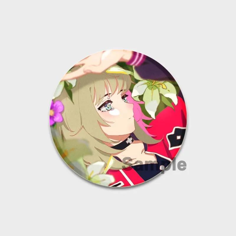 32/44/58MM Wonder Egg Priority Brooches, Cartoon Ohto Ai Cosplay Badge, Anime Brooch, Enamel Pin, Jewelry Accessories, Backpack Decoration