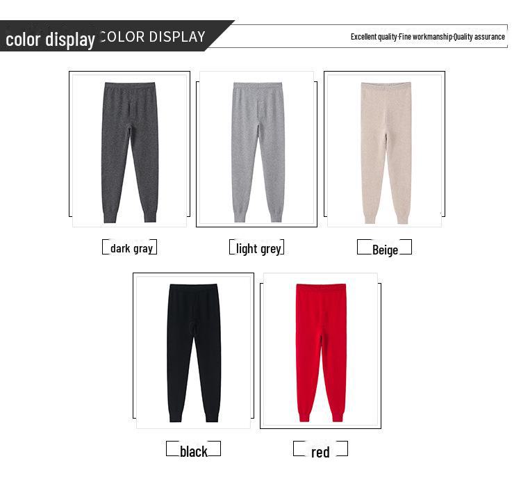 Мужские брюки из чистого кашемира – коллекция осень-зима: Повседневная, теплая, удобная, толстая шерсть для дома