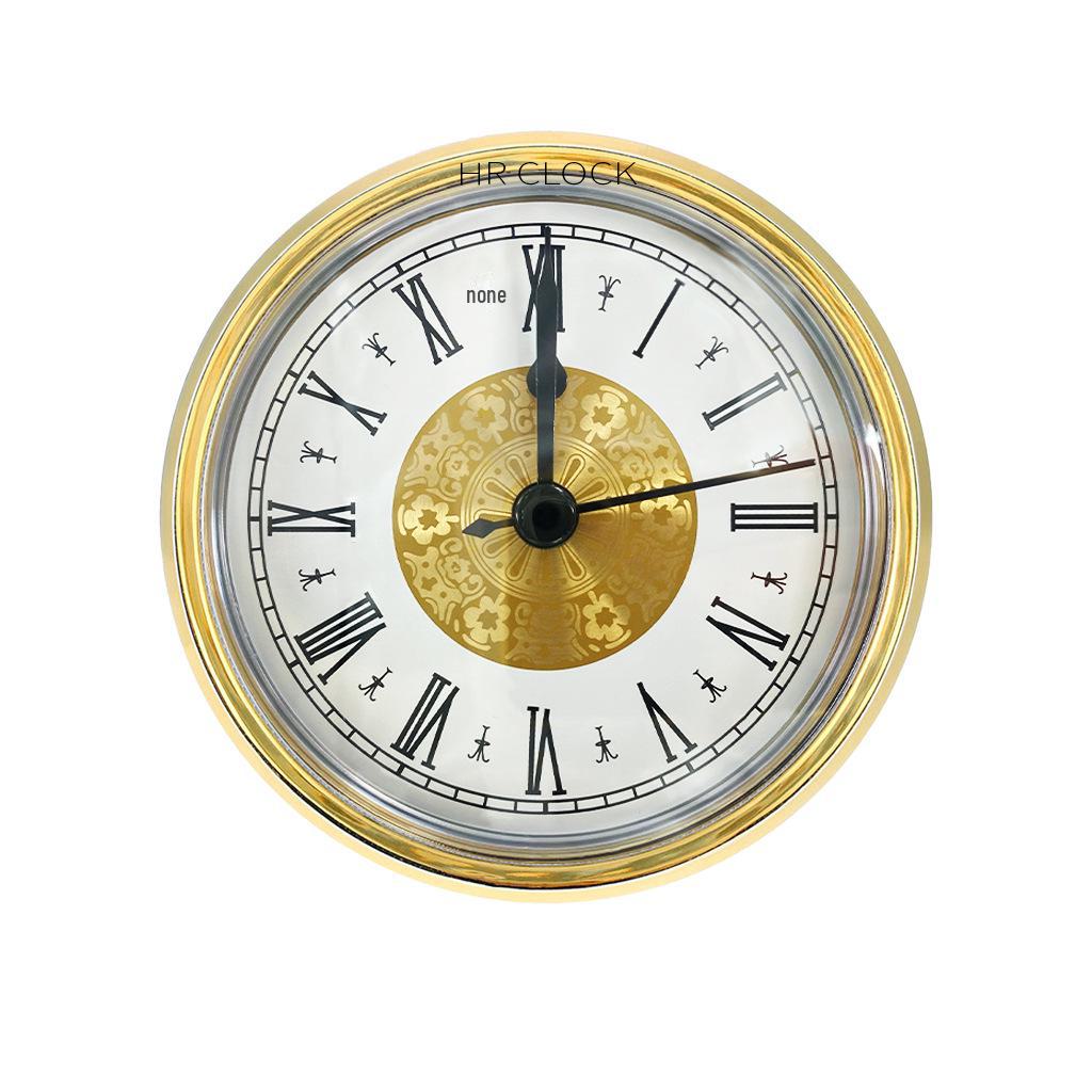 90 мм кварцевые римские цифры кристалл часы декоративные ремесло