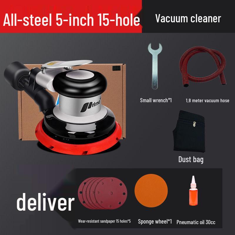 Handheld Air Grinder: Pneumatic Sandpaper Machine for Dry Grinding, Car Waxing & Polishing