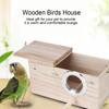 Wooden Durable Birds Nest Box Cockatiels Bird Breeding Box House Decoration