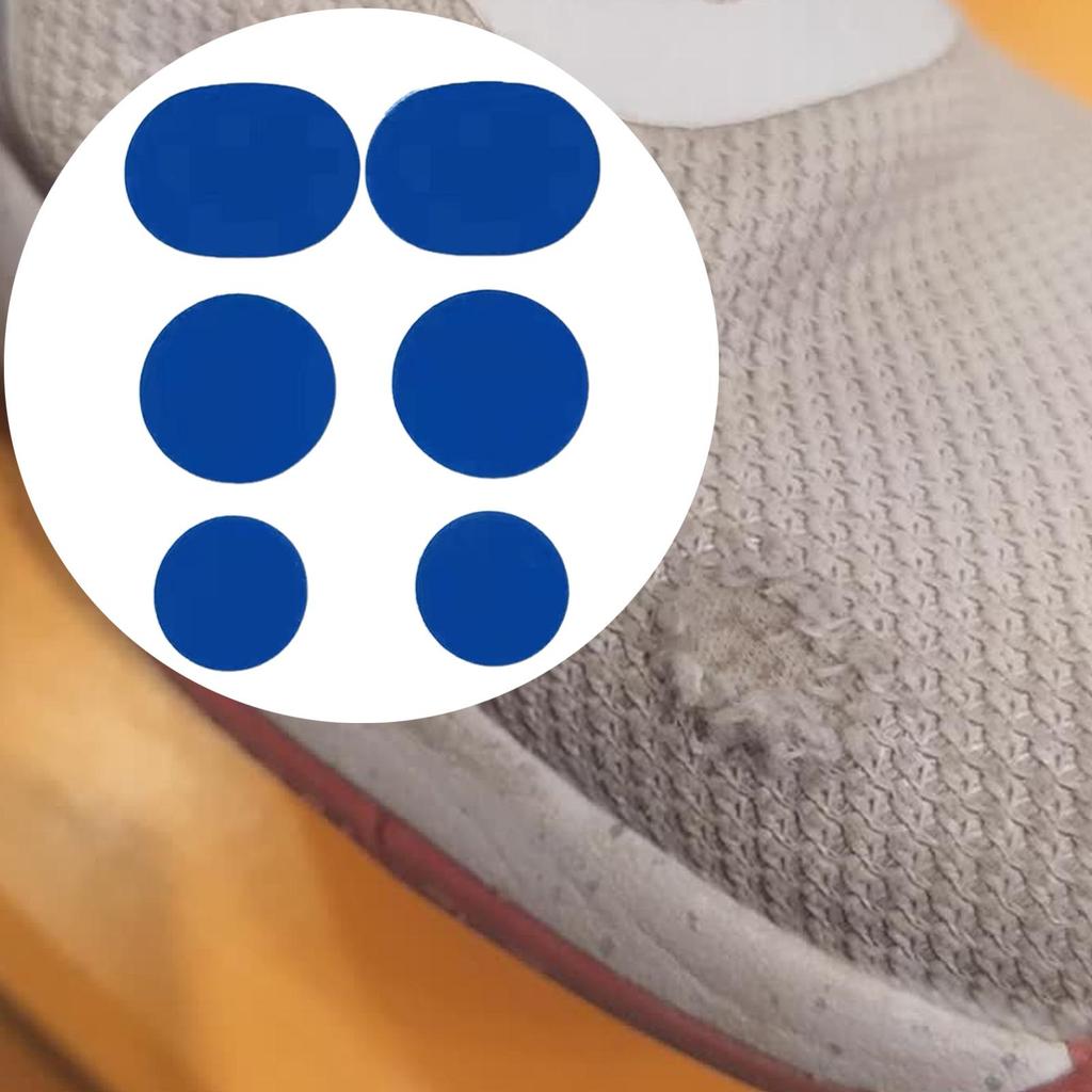 Shoe Patch Heel Repair Protector 6 Pieces Flexible Shoe Patches for Dance Hiking Boots Running Sneakers Luggage Hat Baby Clothes