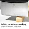 Stainless Steel Multi-Purpose Scraper & Chopper, Dough Cutter for Pizza, Bread and Cookie Dough, Multi-Purpose Vegetable Chopper, Dishwasher-Safe Kitc
