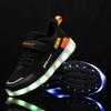 Children Luminous Sneakers Charging Switch LED Bling Bling Kids Glowing Sneakers Girls Laughing Shoes