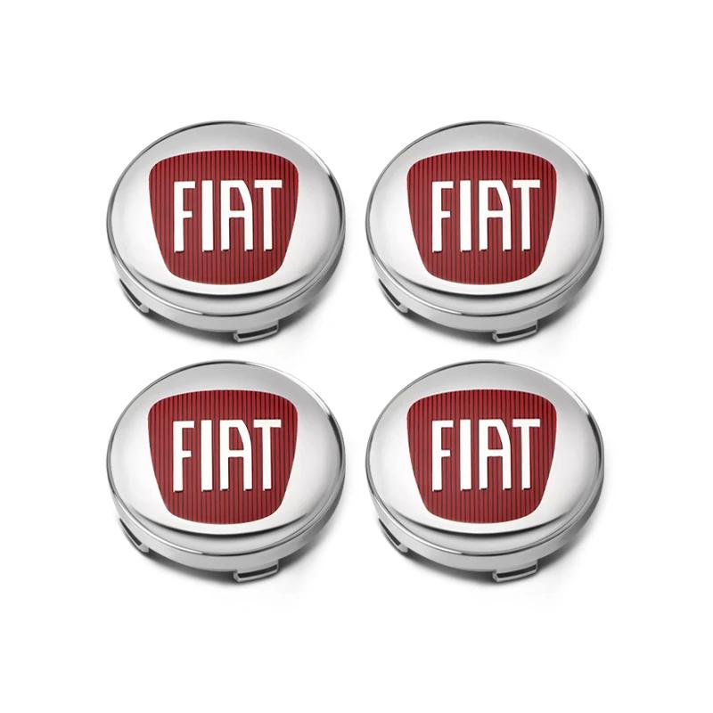 4 шт. 56 мм 60 мм Центральная заглушка ступицы колеса автомобиля Для FIAT Abarth 500 Pulse Panda Tipo Strada 600 500L Накладка на диск Наклейки с логотипом Аксессуар