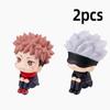 10cm Jujutsu Kaisen Anime FigureYuji Itadori Gojo Satori Fushiguro Megumi Kugisaki Kawaii Toy PVC Model Action Figure Gifts