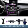 Для Mercedes Benz GLA X156 2015-2019 CLA 2013-2019 C117 Держатель для телефона Автомобильный держатель Специальное фиксированное основание кронштейна Беспроводная зарядка