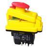 DKLD DZ-6 Waterproof Electromagnetic Pushbutton Switches Bipolar Normally Open Emergency Stop Industrial Switch for Bench Drills