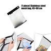 Stainless Steel Meshes Bag Wire Meshes Hanging Food Storage Bags Rodents Proof Bear Pouches For Outdoor Camping Hiking