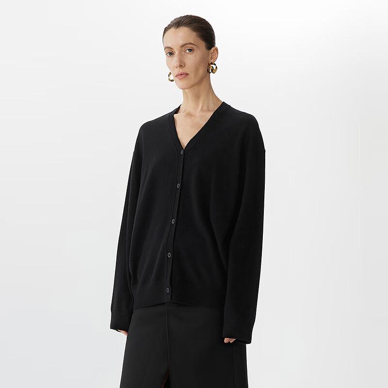 JNBY 2025 Spring Wool & Cashmere Knit Cardigan