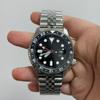Мужские автоматические часы Seiko 5 GMT с хронографом SSK001K - Стальной браслет, Люминесцентные, Спортивный дизайн