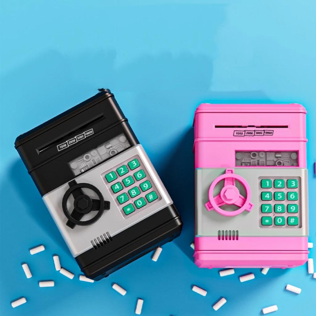 Креативная автоматическая копилка-свинка с паролем, безопасная копилка для детей, устойчивая к падениям, подарок на день рождения