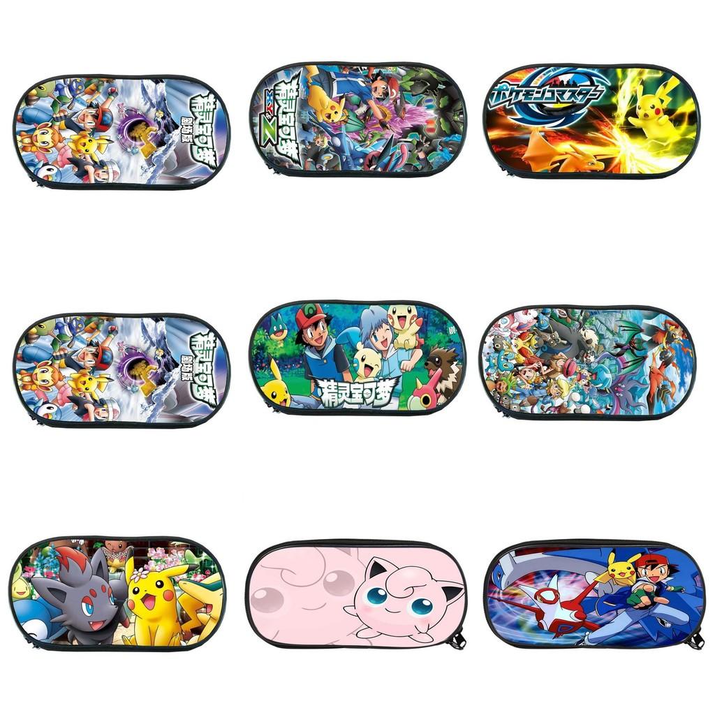 Pokemon Themed Printed Student Single Layer Stationery Storage Pencil Bag
