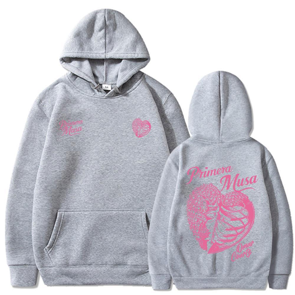 Omar Courtz Primera Musa Album Tour Merch Hoodies Men's Women Fashion Hooded Sweatshirts Fleece Oversized Pullovers Coat