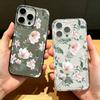 Чехол для iPhone 13 Pro Max с нежными цветами, прозрачная задняя крышка для iPhone 15 Plus 16 14 17 Air 12 11 Funda