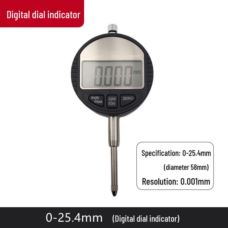 Small High-Precision Magnetic Base Dial Indicator Set 0-10