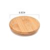 Wood Grain Clear Wooden Reusable Sealing Ring Cup Lid Tea Set Accessories Storage Tank Bamboo Cover