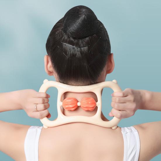 1/2 шт. Кольцо для йоги с массажным роликом, портативное кольцо для пилатеса, фитнес-кольцо, растяжка мышц, массажный круг для упражнений, домашний спортзал, тренировка