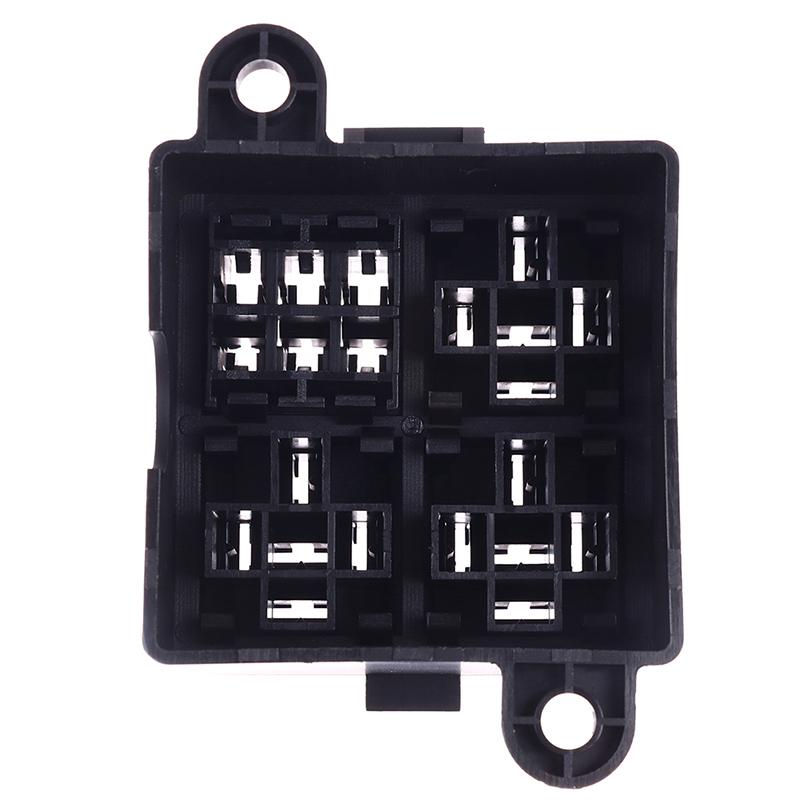 Бесплатная комбинация автомобильный грузовик 4-контактный держатель предохранителя + 4-контактный держатель реле 12 В 24 В