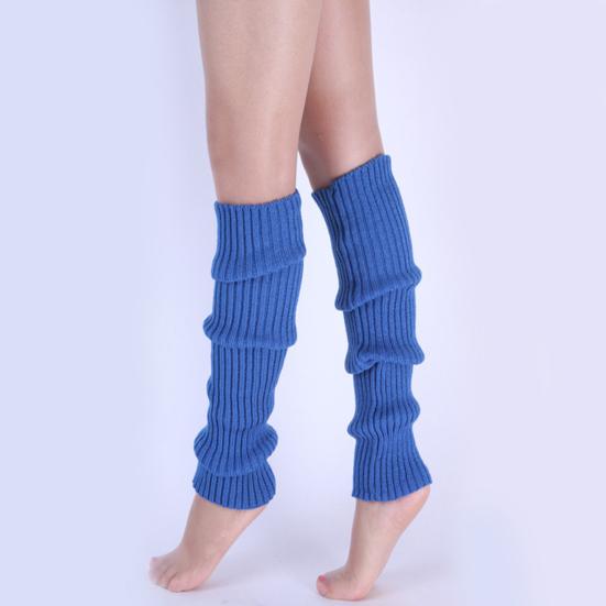 1 Pair Winter Leg Warmers Warm Japanese Style JK Leg Sleeves Strips Stretchy Fit Knitting Calf Socks Party Sports Yoga Dance Foot Covers