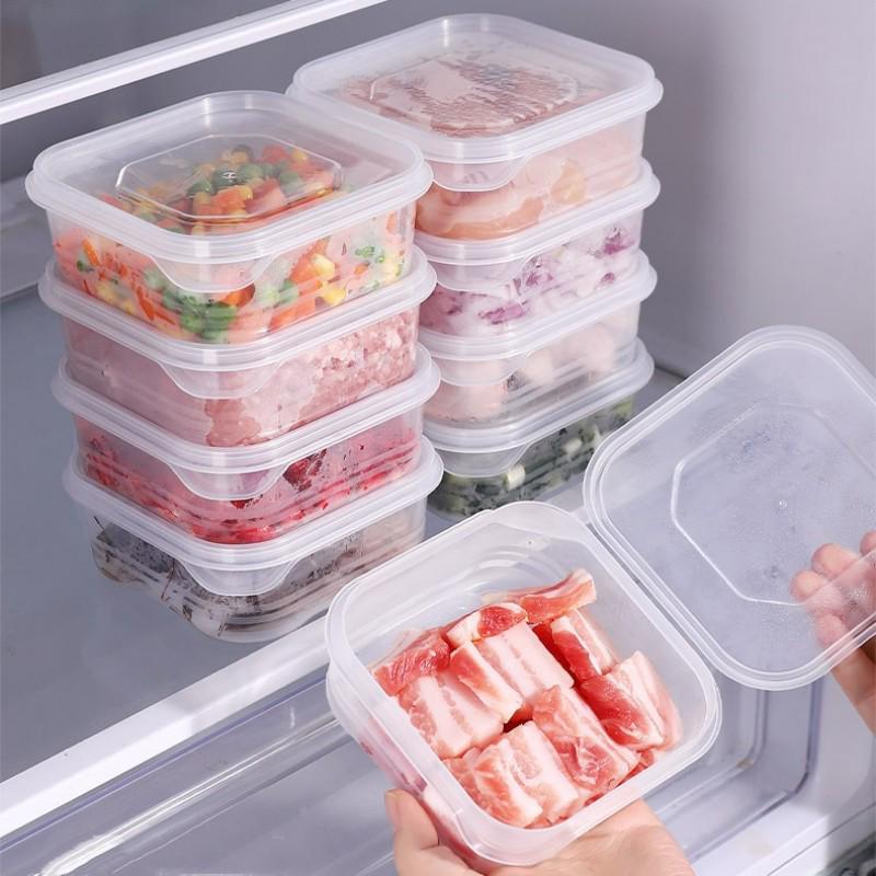Airtight Freezer & Fridge Storage Box for Meat, Vegetables, and Meal Prep