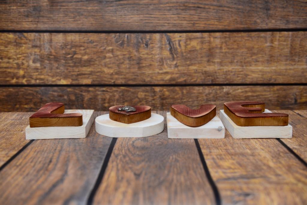 Australian Stock Horse - wooden LOVE sign, interior decoration with a horse, charming shelf ornament by Art-Dog