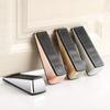 Anti-skid Mobile Door Stopper Zinc Alloy Safety Protector Door Wedge Rubber Mute Door Stop Wall